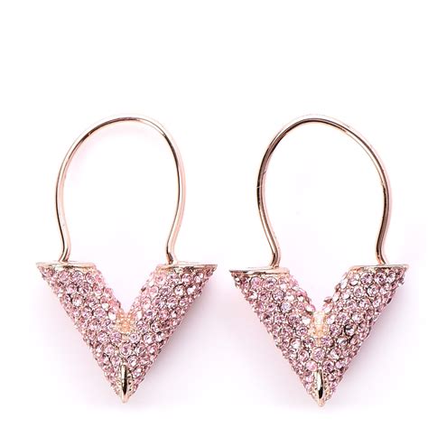 louis vuitton ohrring|Louis Vuitton pink gold earrings.